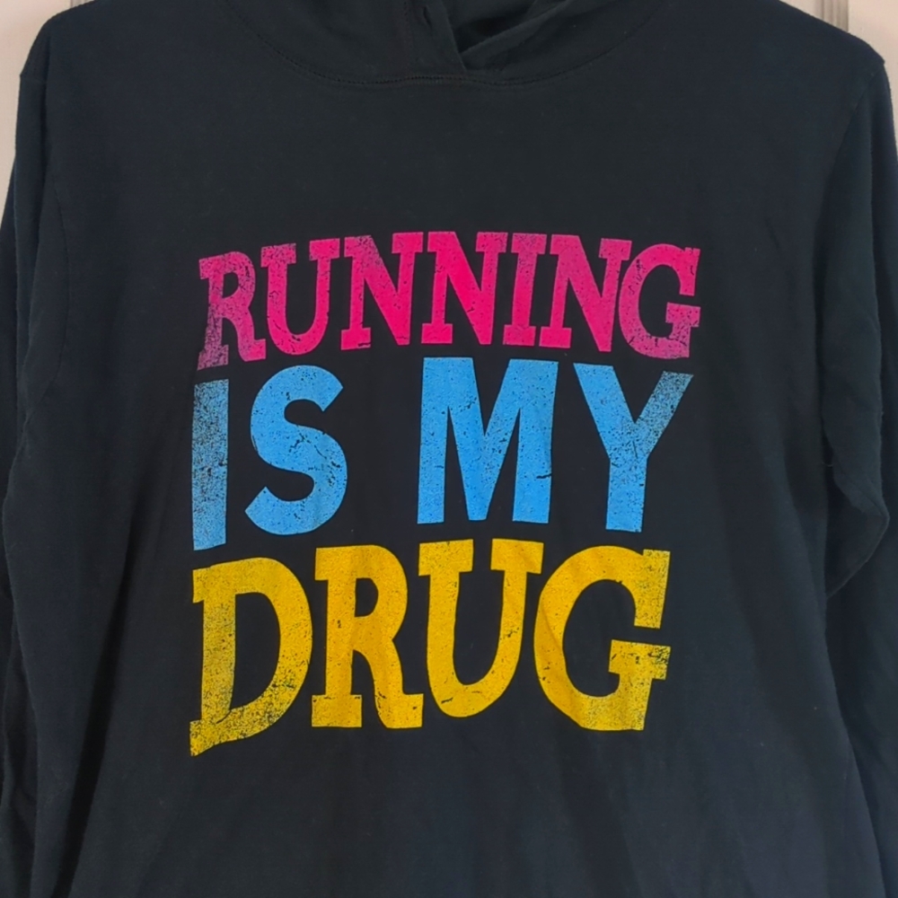 Running is my drug long sleeve t shirt
